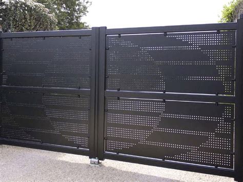 sheet metal for gates|perforated metal sheet gate.